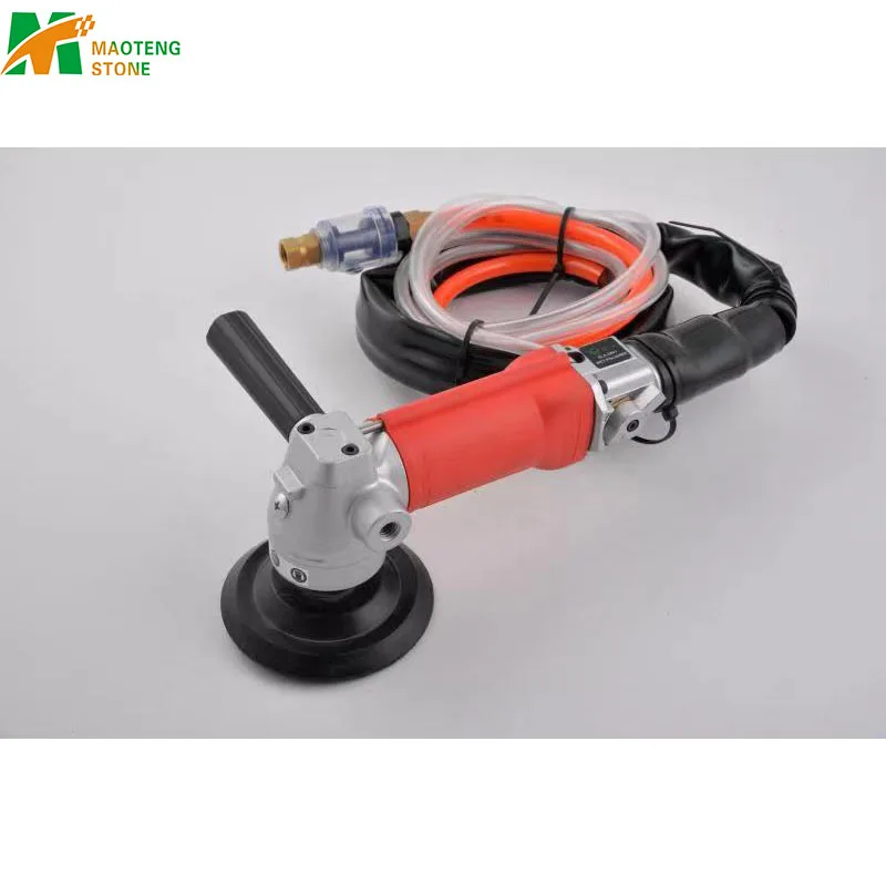 Pneumatic Rear-exhaust Air Water Polisher Air Operated Water Angle Grinder