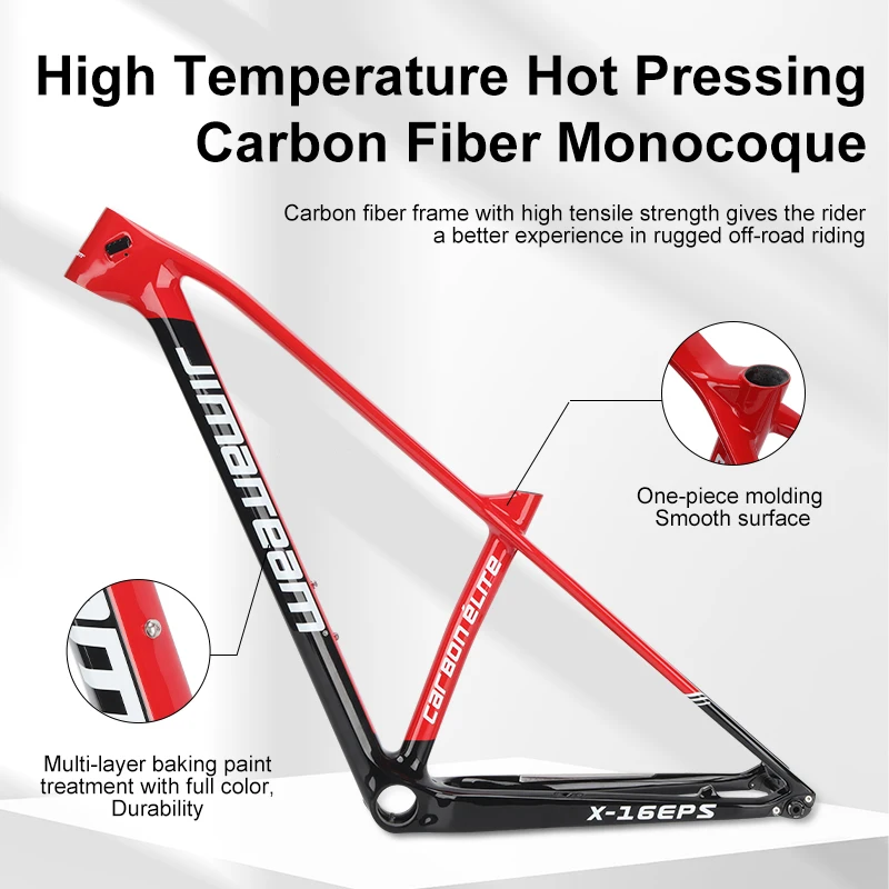 

It can hold 1/2/3 discs Carbon MTB Frame 29er Ride Pulse Frameset 148x12 Boost Full Internal Carbon Mountain Bicycle Frame