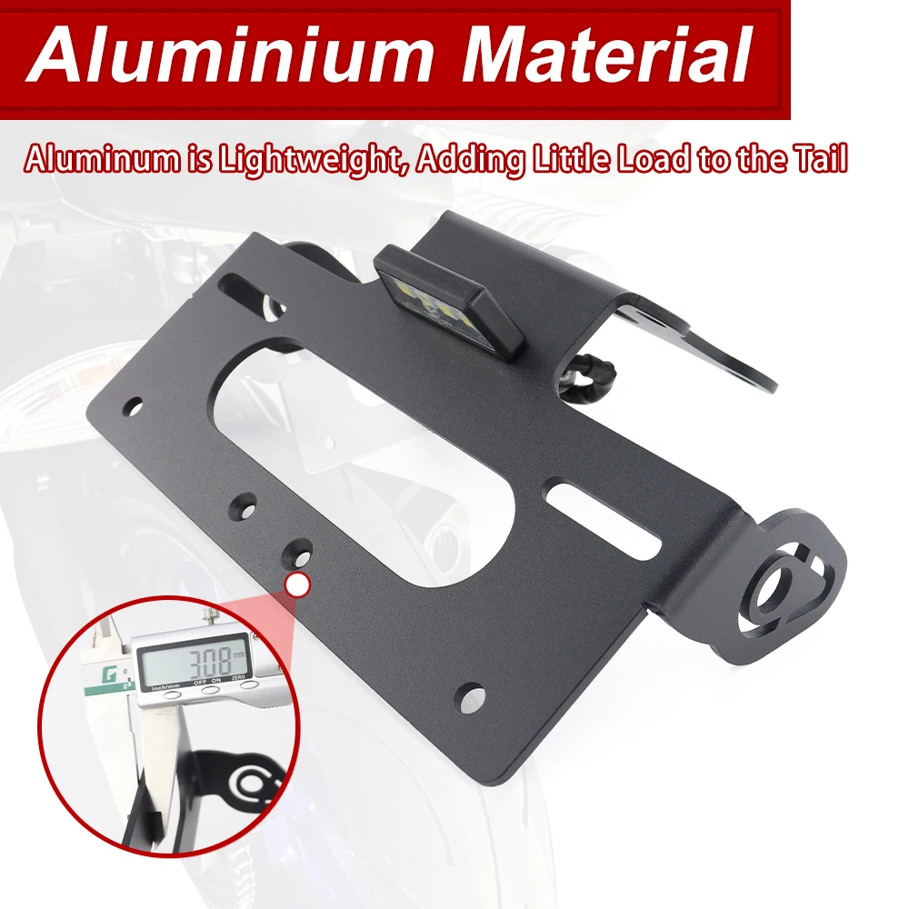 For YAMAHA MT125 MT-125 2020 2021 2022 2023 2024 2025 License Plate Holder Frame Motorcycle Tail Tidy Fender Eliminator Bracket