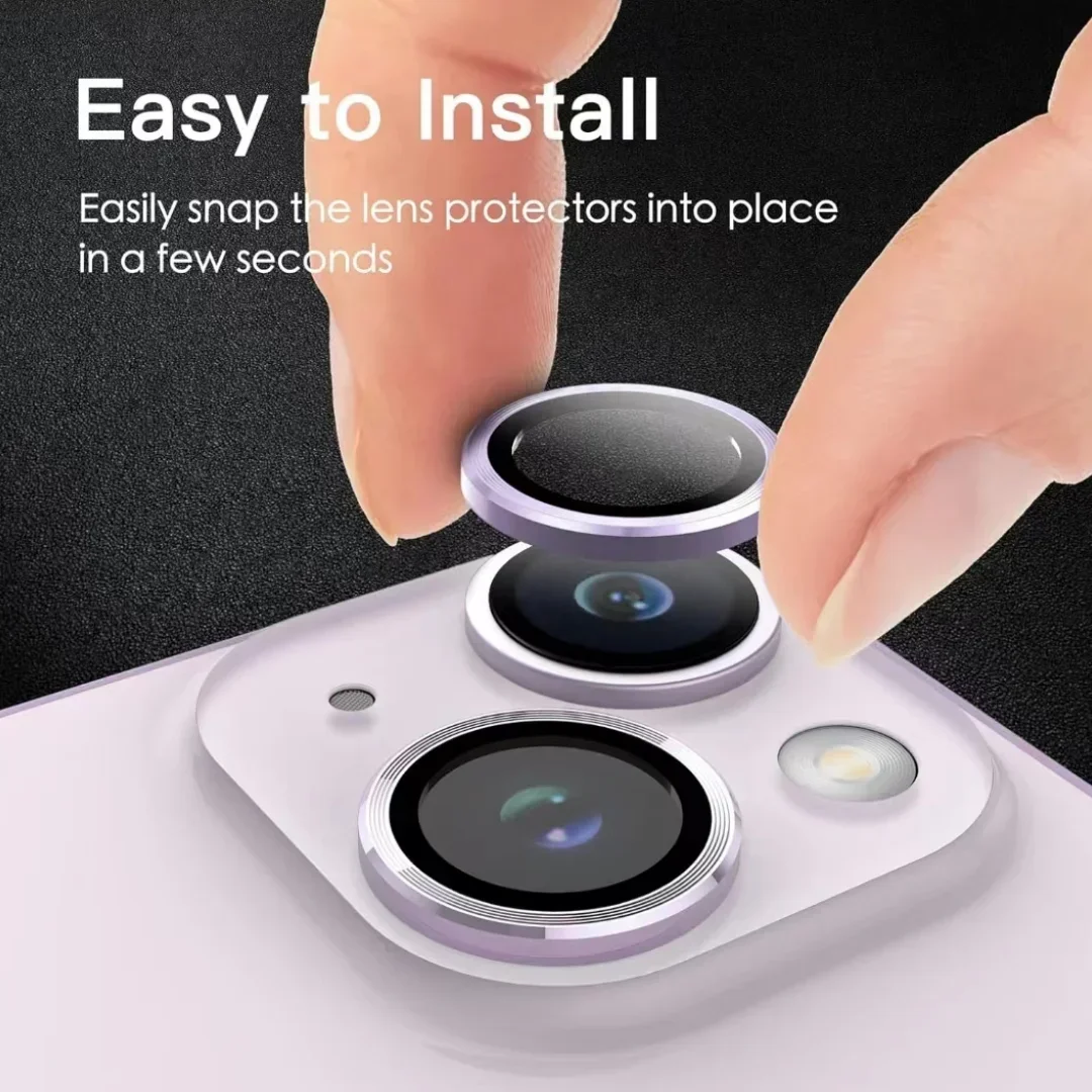 2-3Pcs Camera Lens Protector Glass For IPhone 16 15 Pro Max Full Cover Metal Lens Ring Protection Film On IPhone 15 PRO
