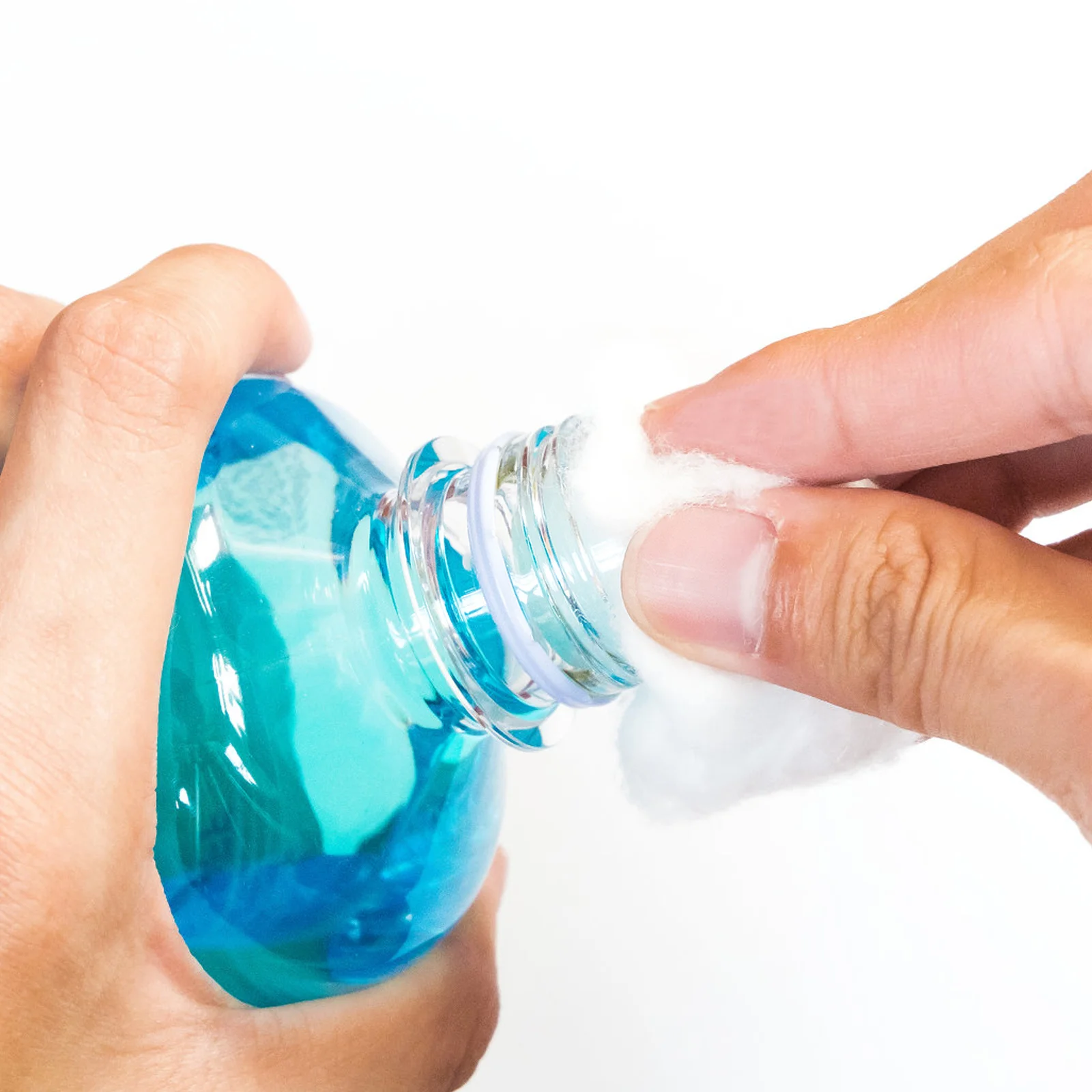 400개 의료용 순면 흡수성 화장솜 메이크업 제거용 부드러운 일회용 볼 살롱용 화장솜