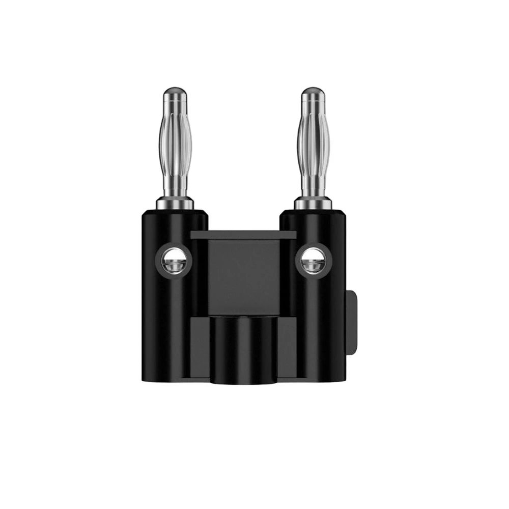 2PCS 4mm Parallel Lantern Type Banana Plug Screw Fixed Non‑Soldering Nickel Gold Plated 30Vac‑60Vdc Max 32A Terminal Connector
