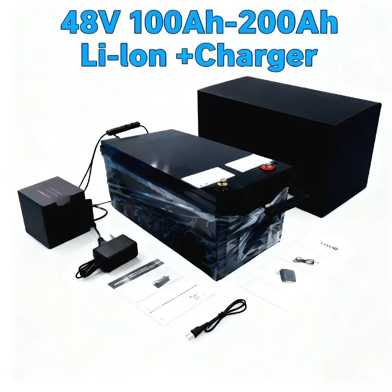 48V High-Capacity Li-Ion Battery (200Ah/150Ah/100Ah) – Premium Power Solution for Heavy-Duty Golf Carts, Off-Road RVs, Electric