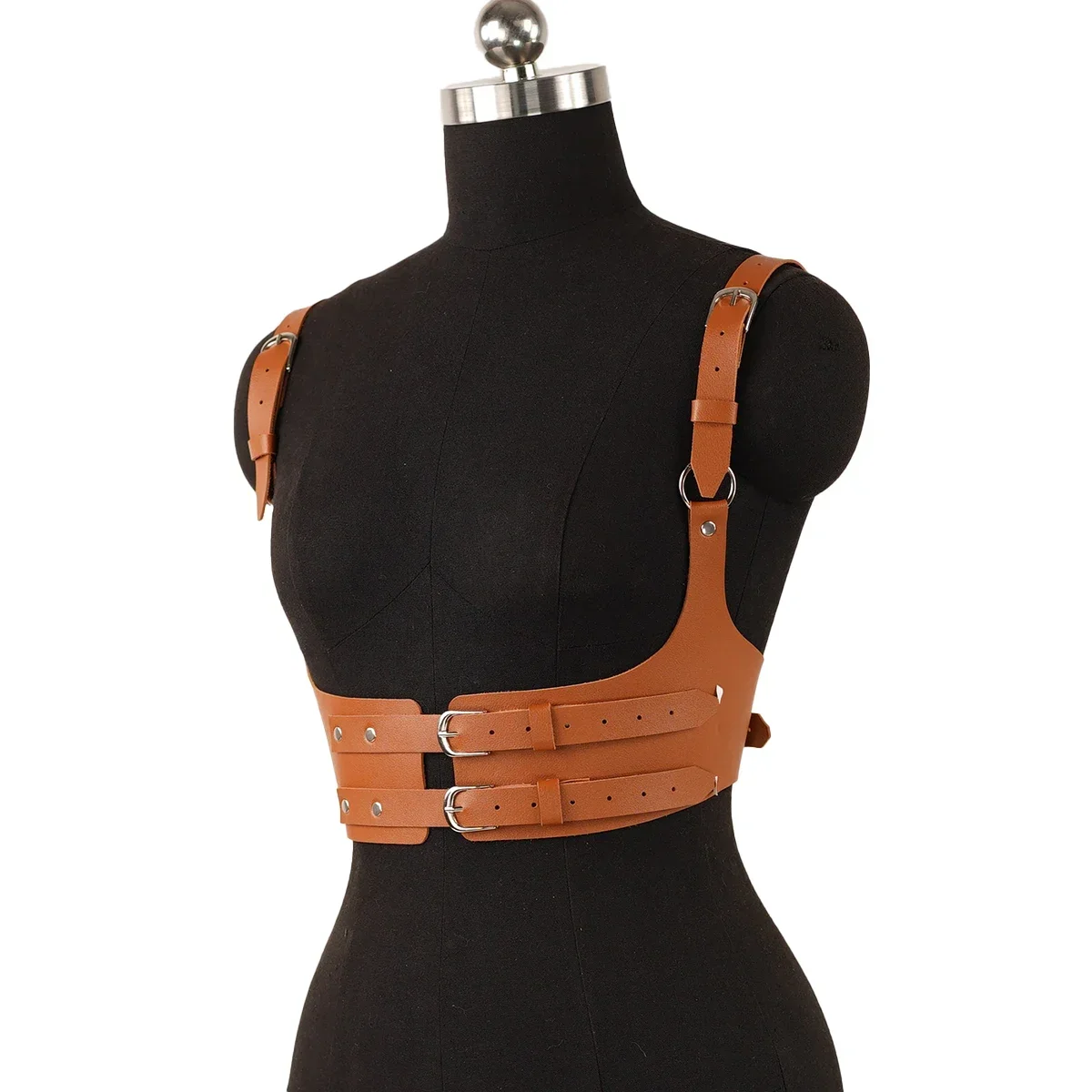 Women Trend Punk Corset Belt Decoration Street Style Wide Waistband corset Harness Leather Belt Gothic Clothing Accessorie