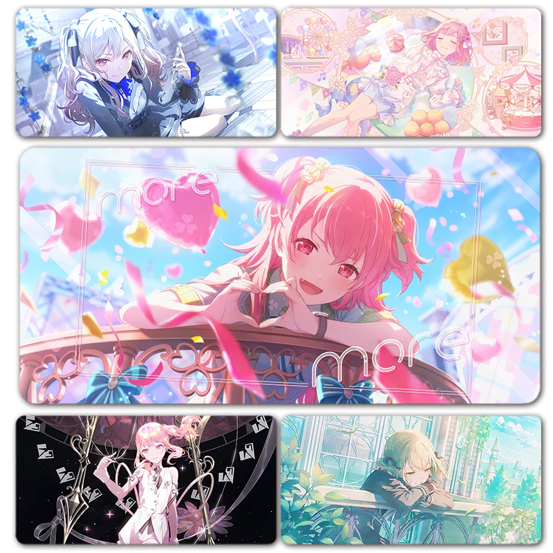 

PJSK Project Sekai Colorful Stage Full Characters World Link Design Коврик для мыши Коврик для мыши XXL Коврик для клавиатуры и стола