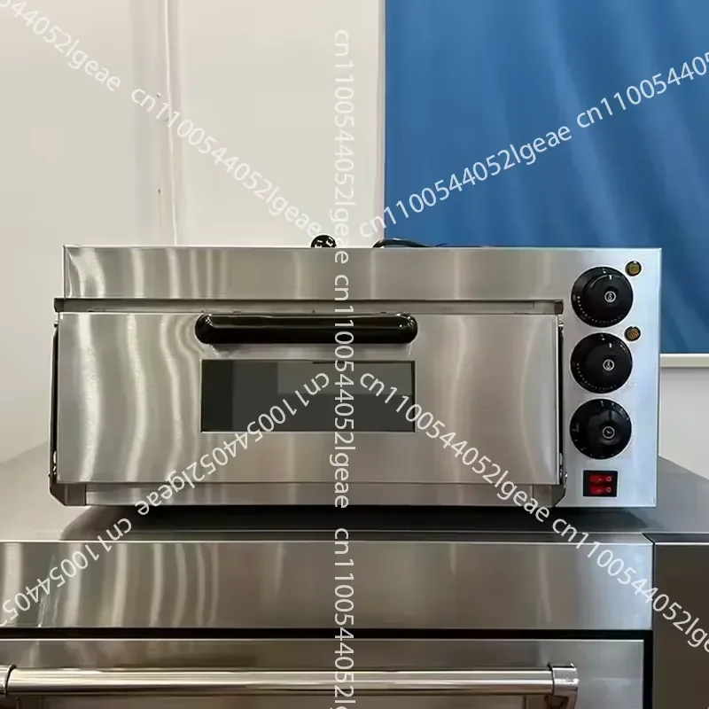Home Restaurant Kitchen Eco-friendly Electric Single Layer Pizza Oven Soybean Stainless Steel Bread Bakery