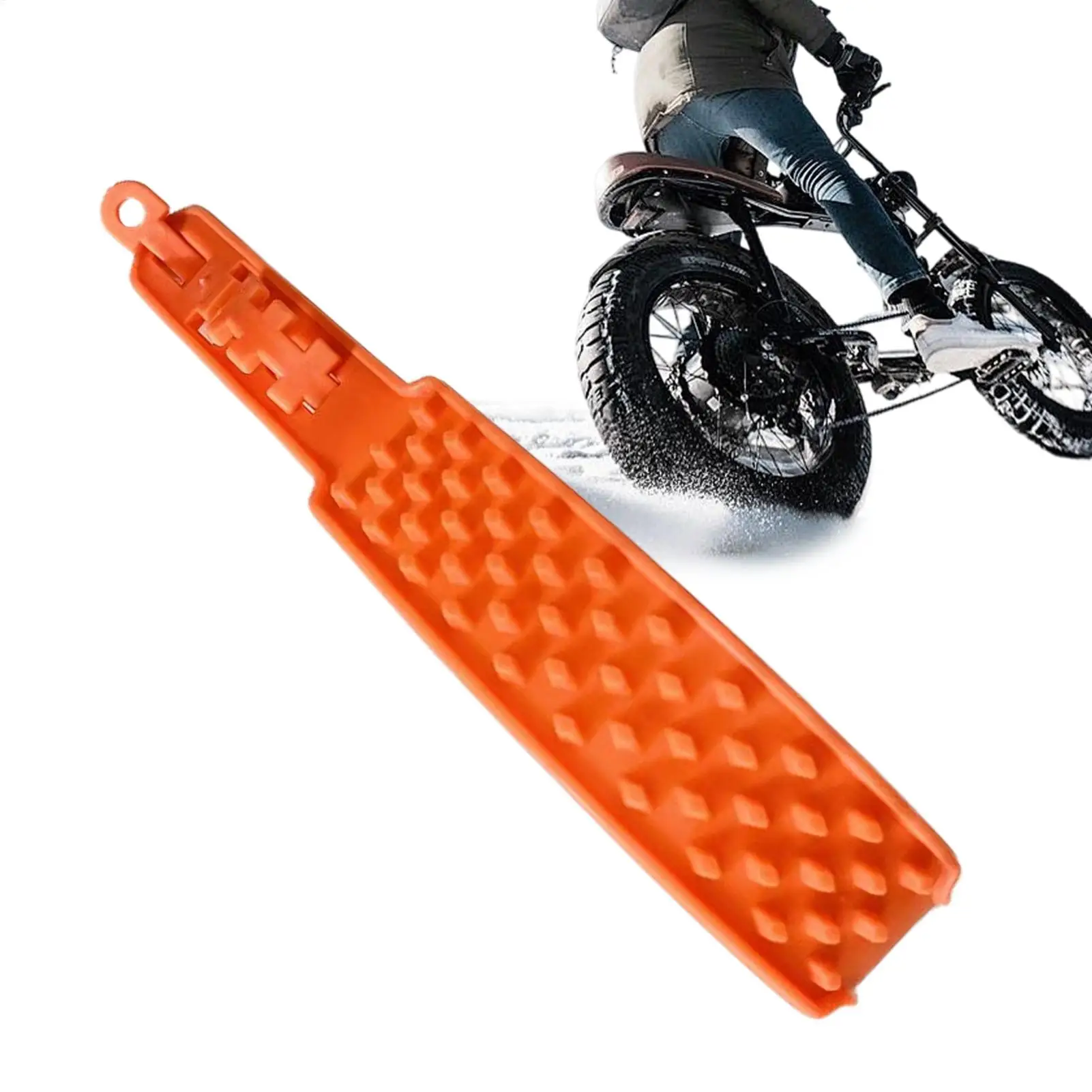 1pcs Snow Chains Anti-Skid Traction Strap Non-Slip Zip Tie Tires Chain Grips for Truck SUV Sedan Motorcycle Pickup  Scooter