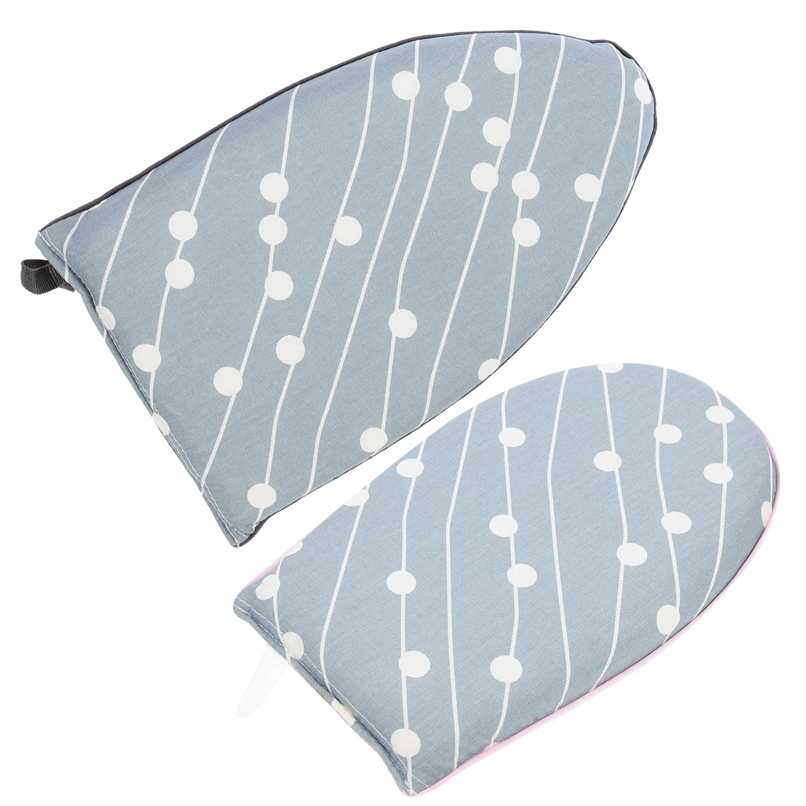 

2Pcs Mini Cotton Ironing Board Foldable Heat Resistant Mat Hanging Space Saving Household Ironing Accessory Heat Press Mat
