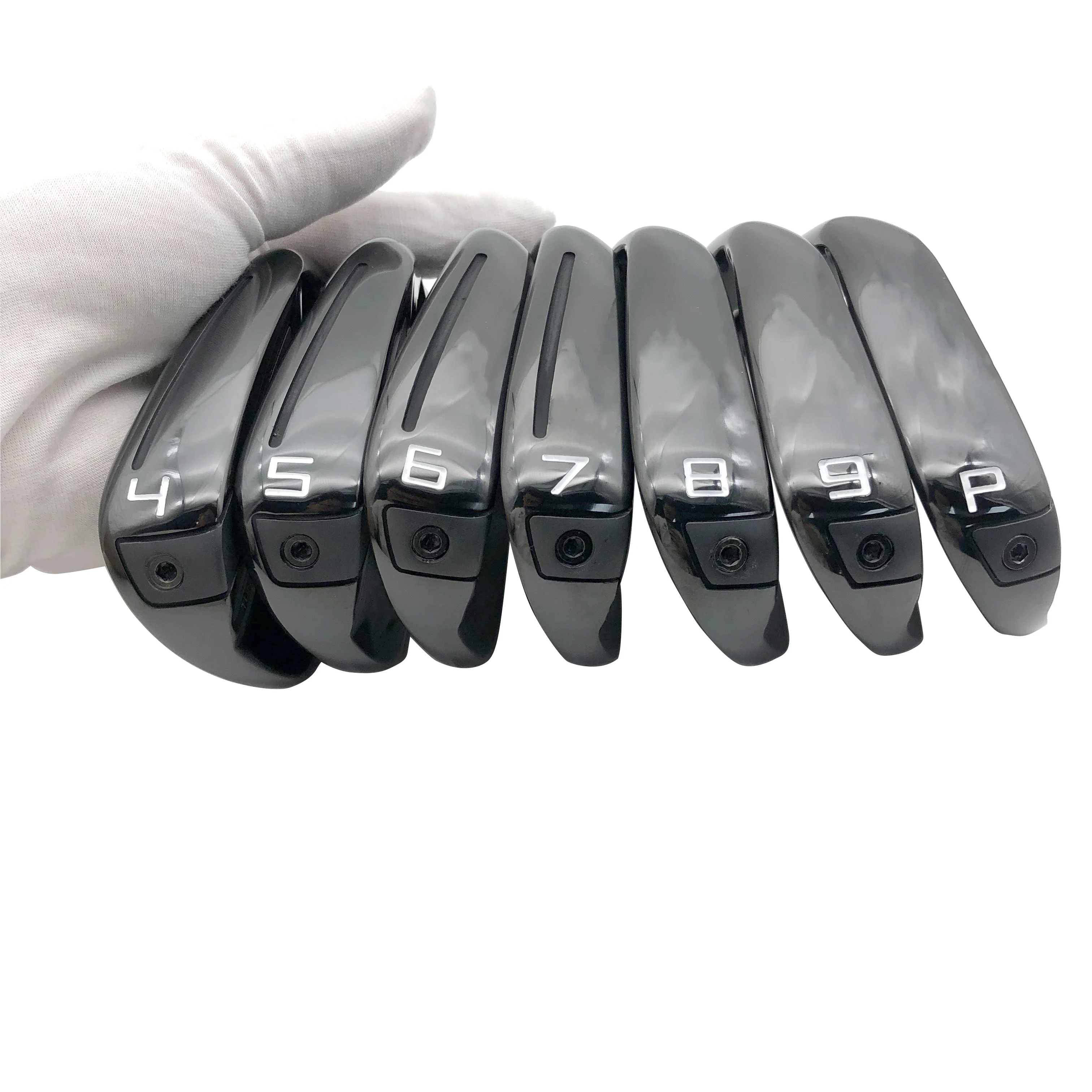 

OEM Premium Golf Club Cover Blade Forged Black Forged 4-P Golf Iron Head Golf Iron Cover Head Only