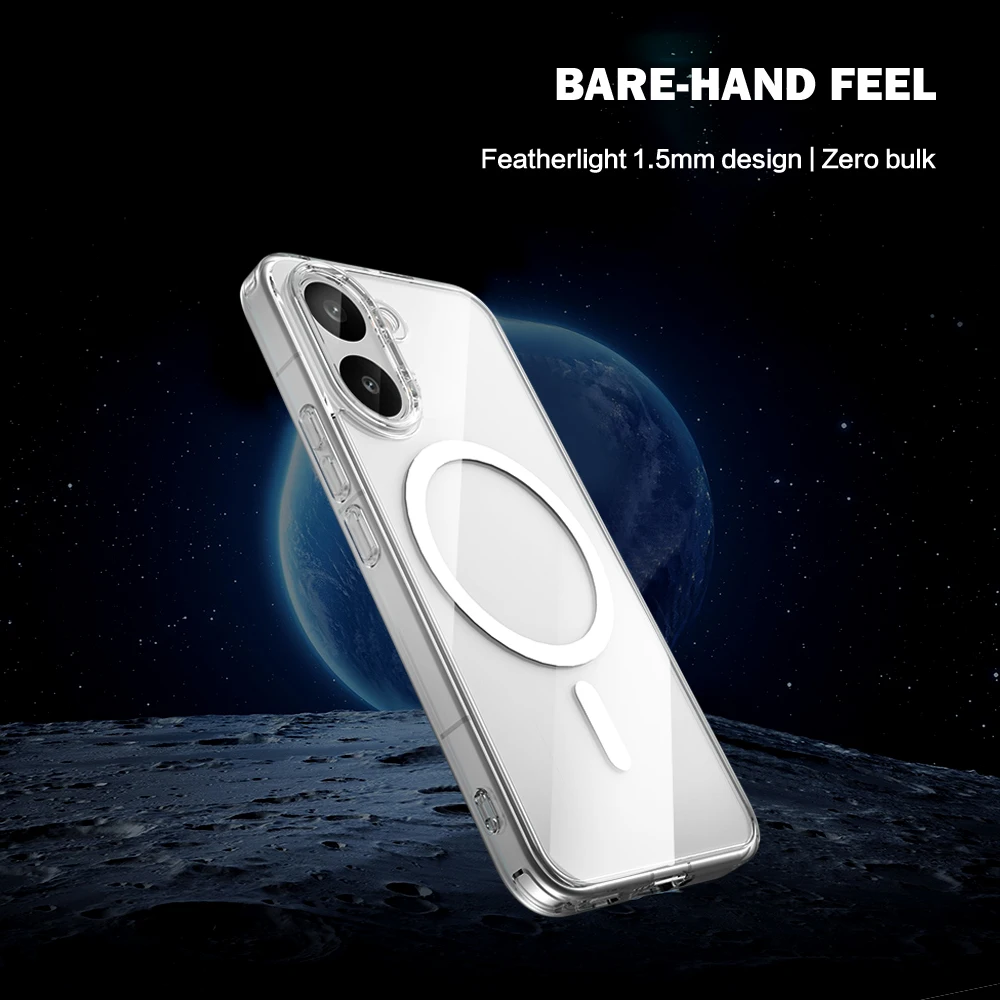 Für Poco X8 Pro Hülle Magnetische Hartschale TPU+PC Transparente Sturzsichere Handyhülle für Poco X8 Pro – Detail 9