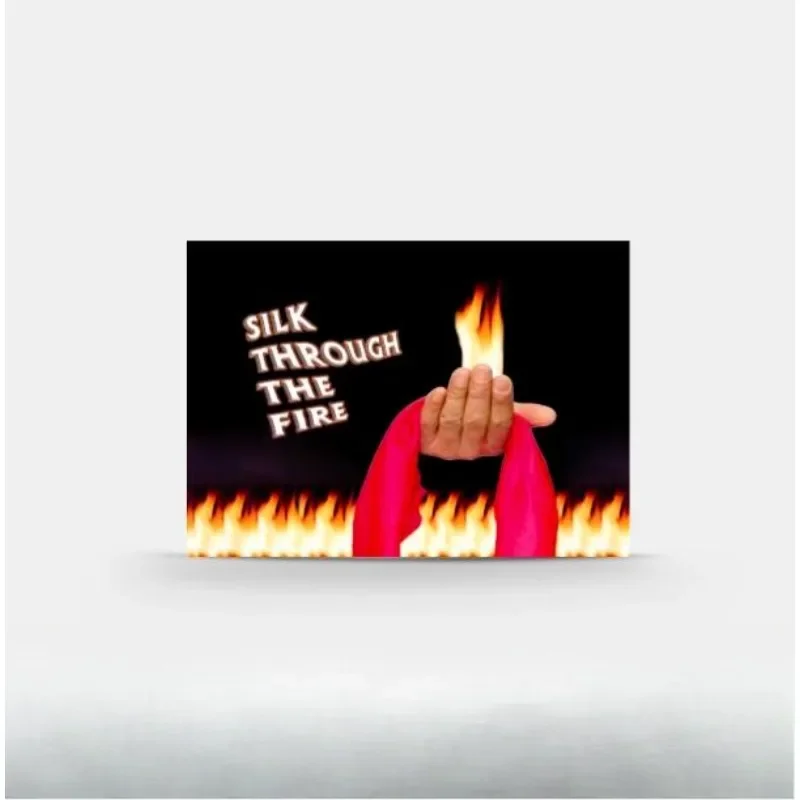 Silk Through the Fire - Magic Tricks Funny Stage Street Magia Scarve Magie Fun Fire Magia Illusion Gimmick Props for Magicians