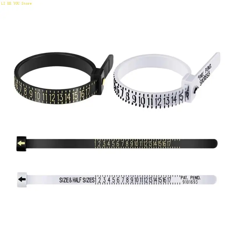 W3je conto bobina anello dimensionamento anello del righerle del righerle Uksize US Dimensione misuratore 11,5