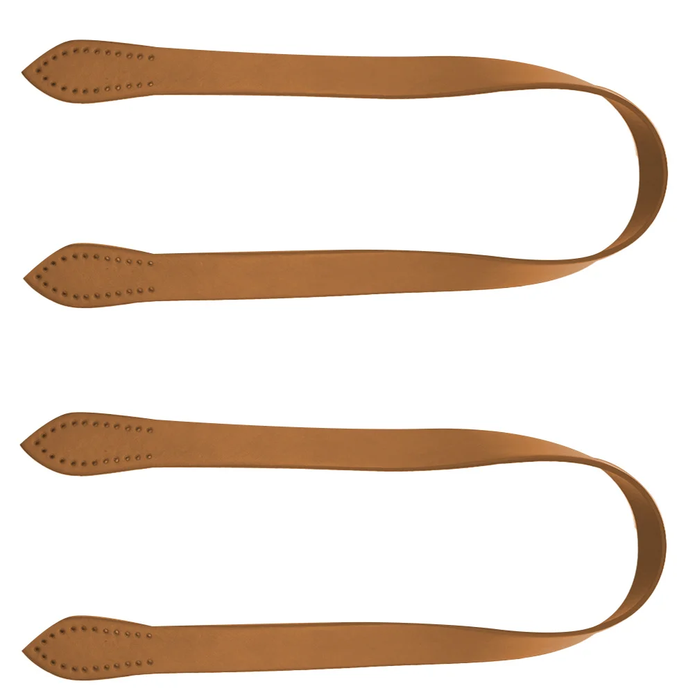 

2Pcs Tote Bag Strap High Quality PU Replacement Handle for Tote Bags Fashion Strap DIY Bag Accessory Black