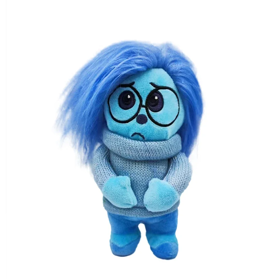 Disney New Inside Out 2 Doll 20-26cm Plush Cartoon Toy Dolls Cute Joy Sadness Anger Fear Movie Wypchane zwierzęta Zabawki dla dzieci