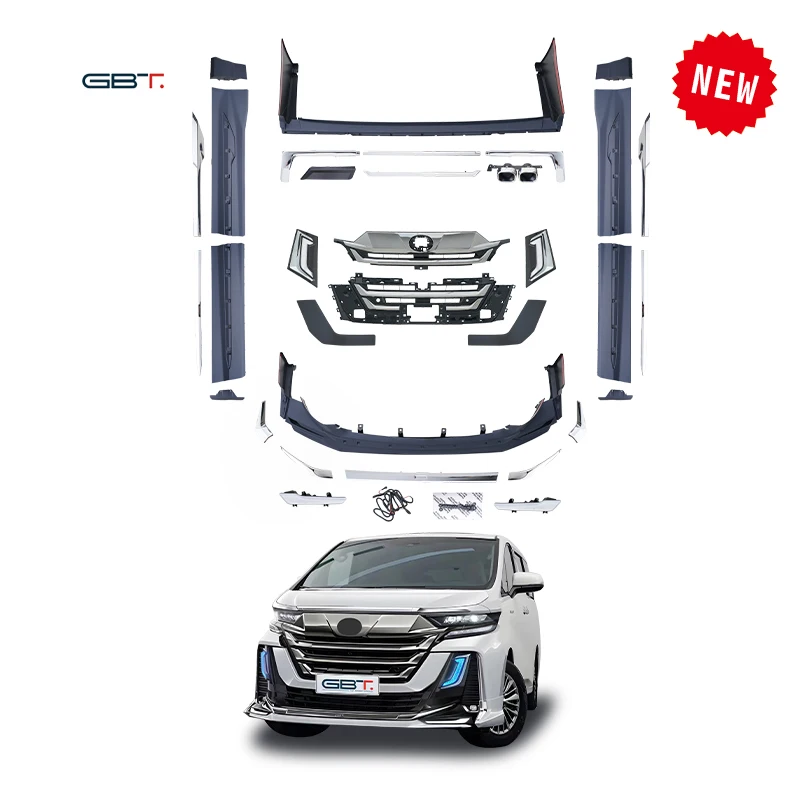 

GBT Vellfire 40 Modellista Bumper Grille Upgrade Conversion Bodykit For 2023-On Vellfire Anh40 Series Model Exterior Facelift