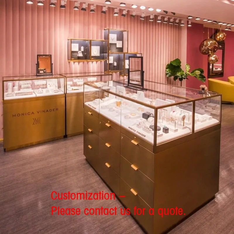 custom.Modern Jewelry and Watch Display Retail Stores-MOOKOO ISO9001 Certified