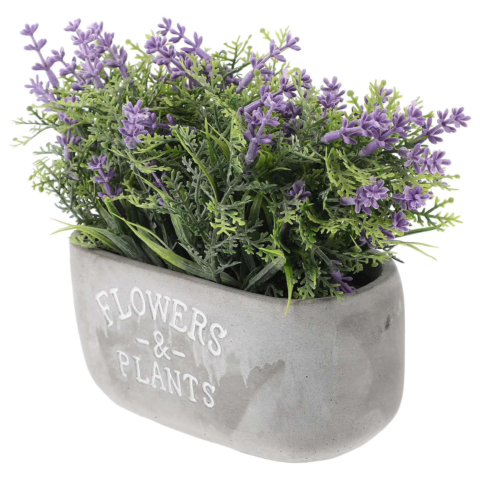 

Fake Lavender Bonsai Artificial Plant Bonsai Potted Indoor Outdoor Home Office Garden Decoration Simulation Lavenders for Table