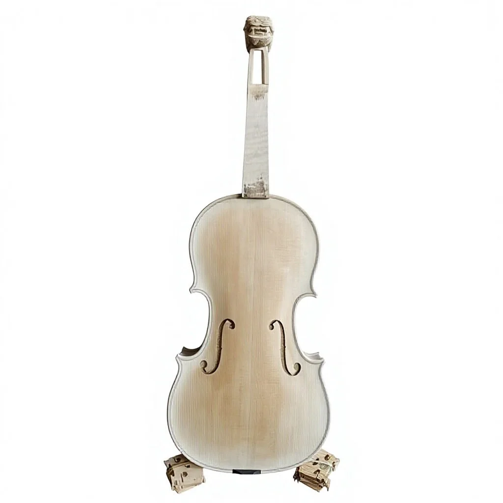 Sweet Sound Solid Spruce Masterpiece European Wood Accept Customization 4/4 3/4 1/2 White Violin