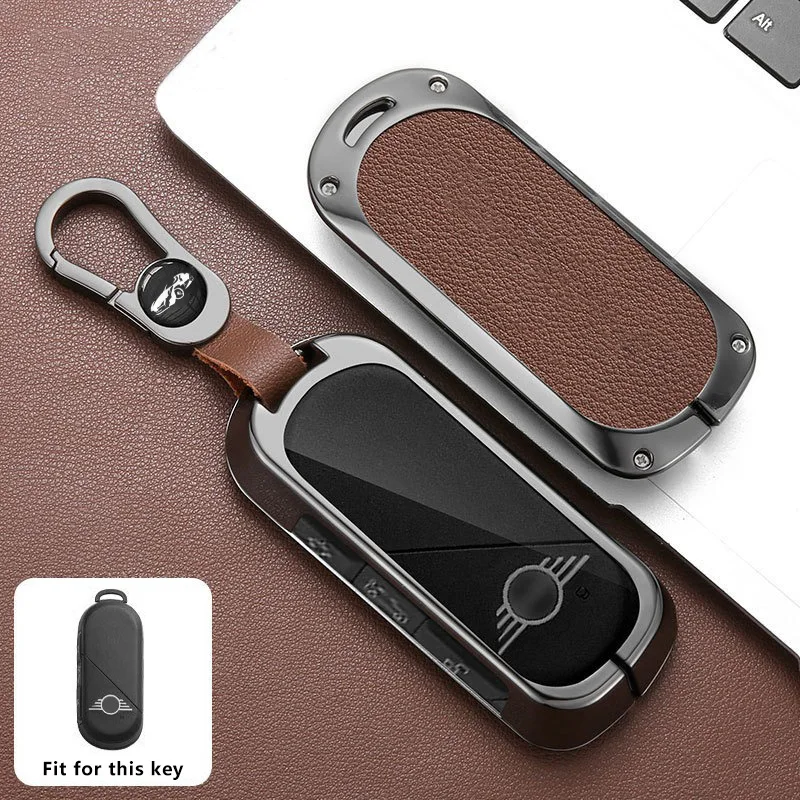 Car Key Case for Bmw Mini Countryman Cooper One J01 J05 U25 F65 F66 2023 2024 2025 Remote Cover Shell Keychain Fob Accessory