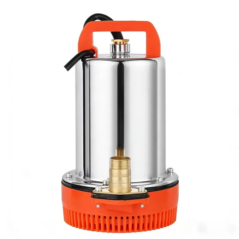Portable DC 12V-60V Stainless Steel Submersible Pump for Domestic & Farm Irrigation Water-Saving System