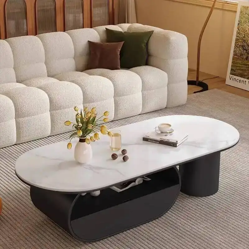 

Storage Modern Designer Coffee Room Tables Living Design Minimalist White Table Small Cute Tavolino Soggiorno Home Furniture