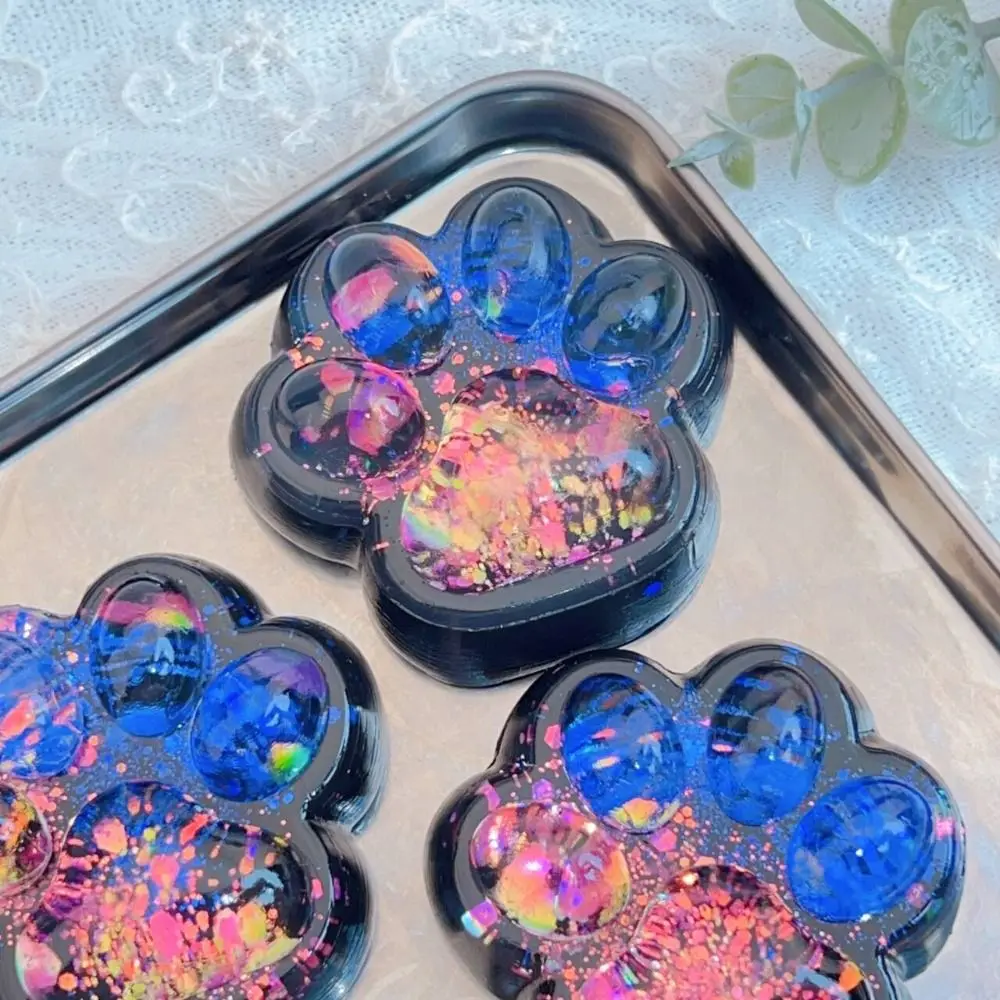Jouet sensoriel pétrissage patte de chat jouet à presser doux fait à la main patte de chat Fidget jouet 3D Silicone patte de chat pincement jouet enfants poupée délicate