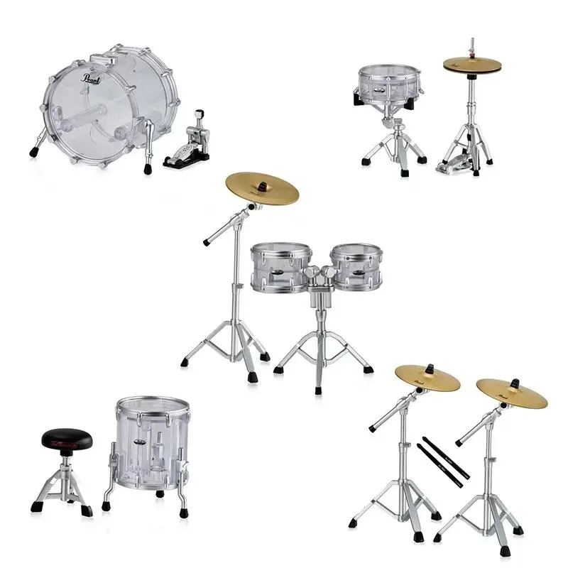 Bandai Genuine Mini Pearl Jazz Drum Set Model Gashapon Series 2