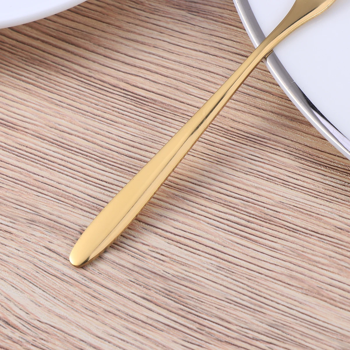 

Stainless Steel Fruit Forks Titanium Long Handle Dessert Beefsteak Forks Lightweight Outdoor Camping Utensils