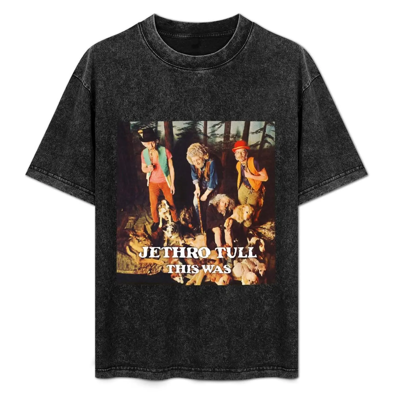 

Jethro Tull This Was 2021 Persada Band Performing Folk Music Rock Man Old Memorabilia Vintage T-Shirt