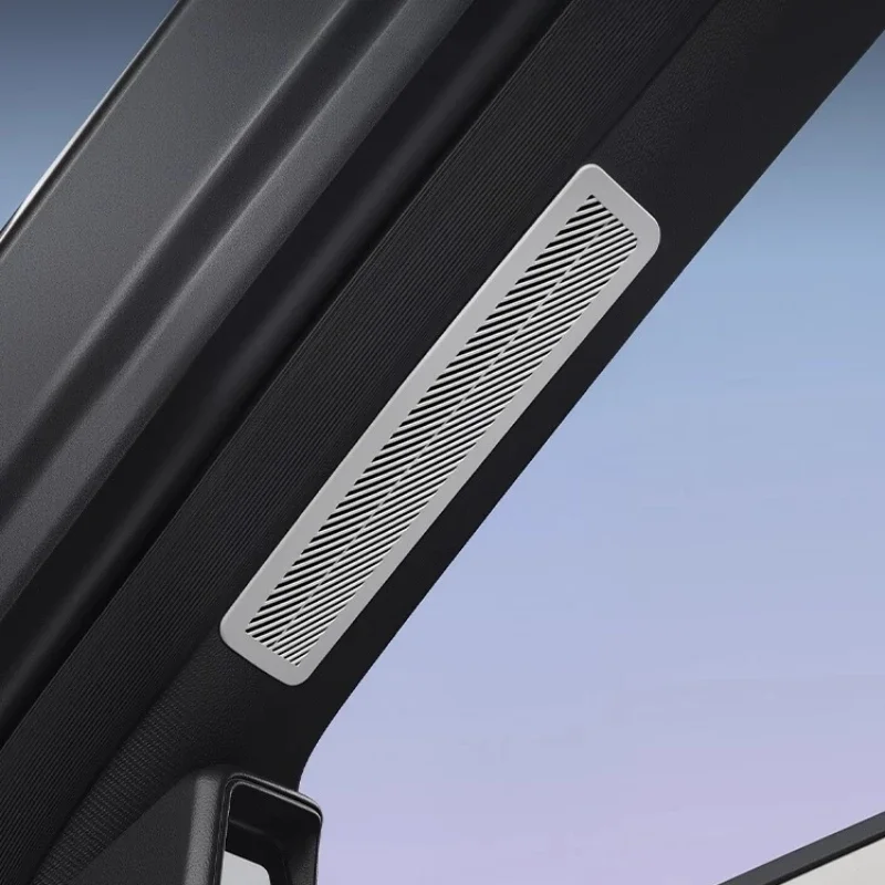 

Накладка из нержавеющей стали на переднюю стойку для Geely Galaxy A7, защитная накладка на динамик двери, аксессуар для интерьера