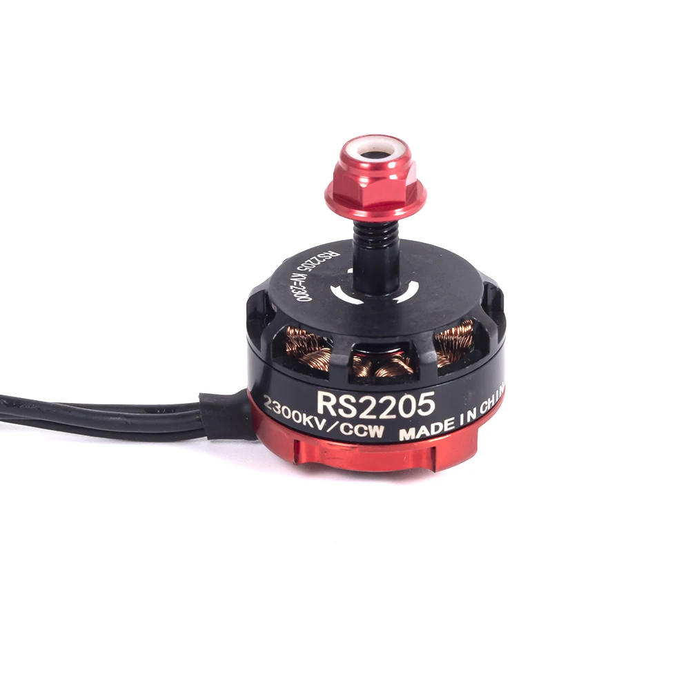 Bezuhlíkový motorový, RS2205 2300KV 2205 CW/CCW bezuhlíkový motorový částí pro FPV závodní kvadrokoptéra (CW)