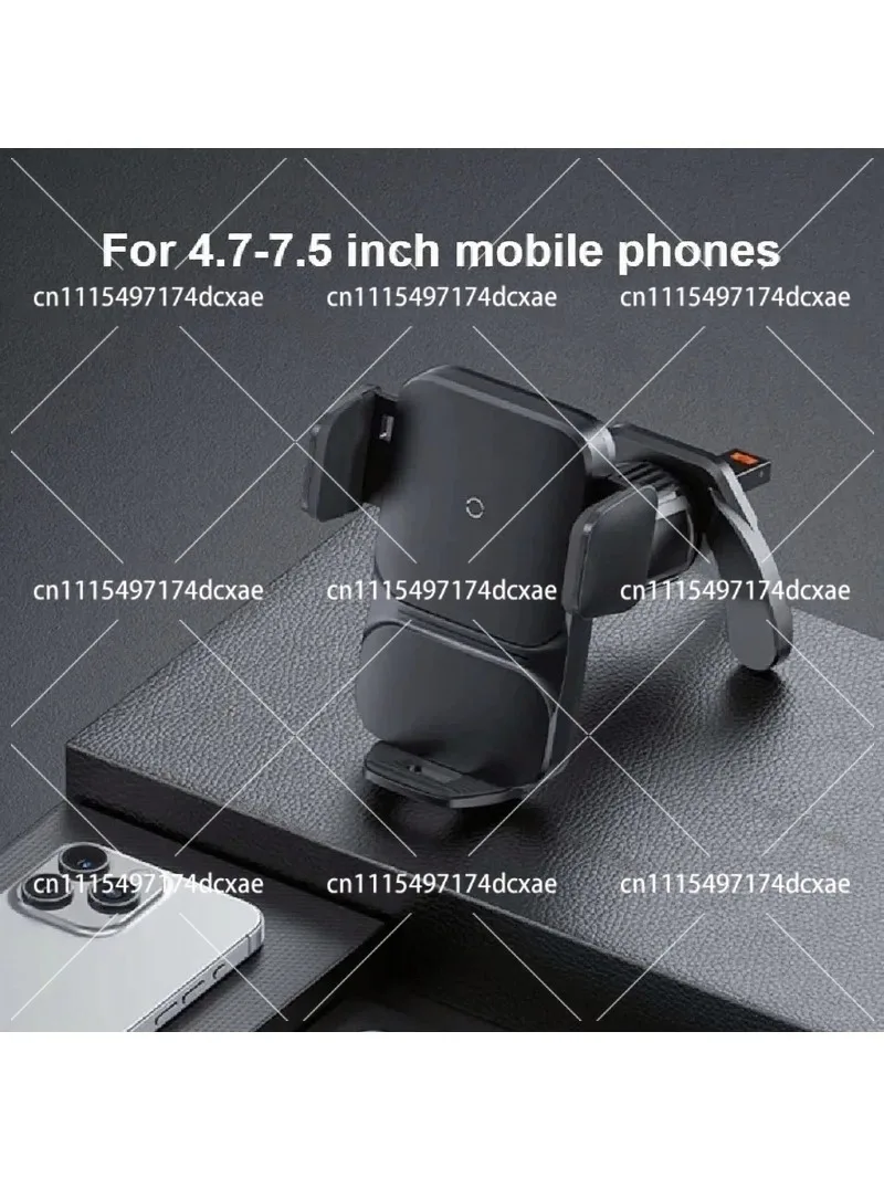 15W Car Wireless Charger Phone Holder, Stable Anti-Drop Air Vent Mount, Auto Alignment for Navigation
