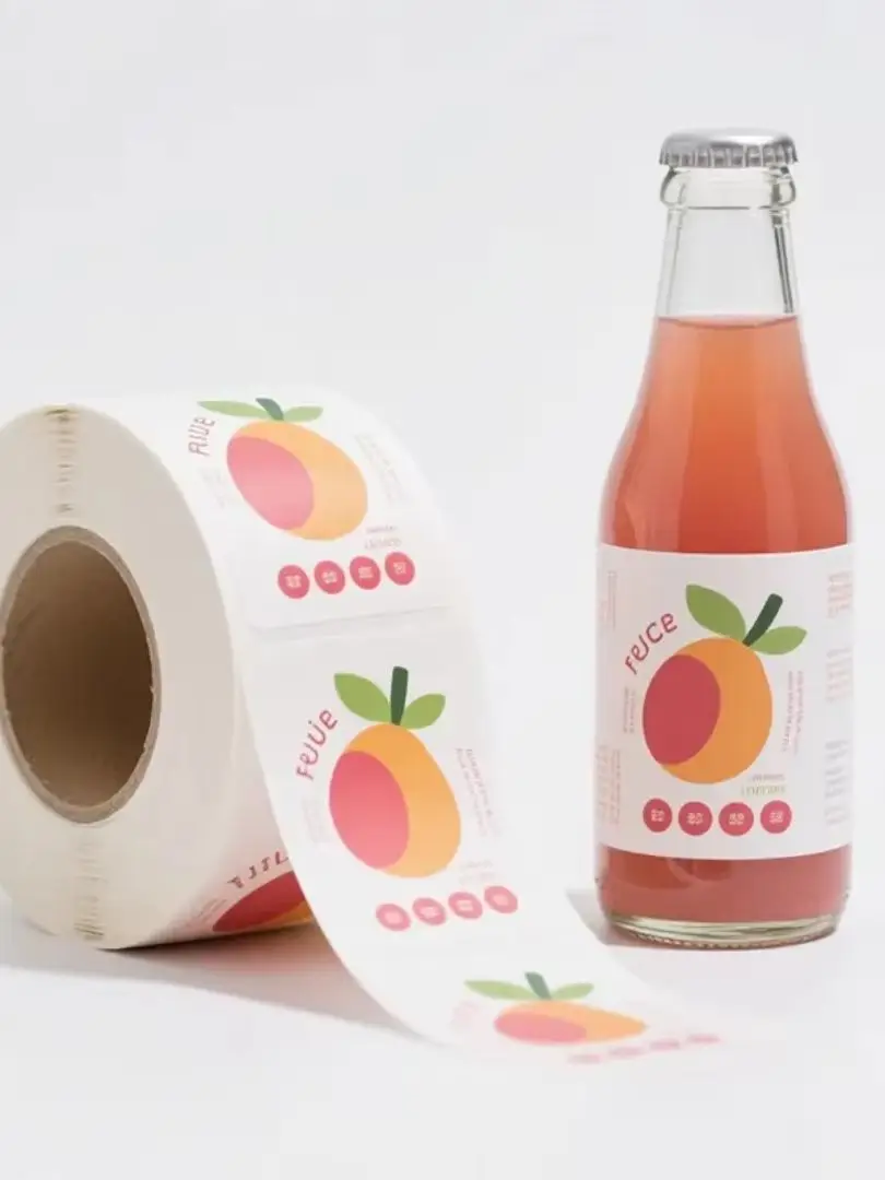 Etykiety na butelki napojów z PVC, wodoodporne, personalizowane naklejki na produkty płynne do napojów — zdjęcie produktu 7