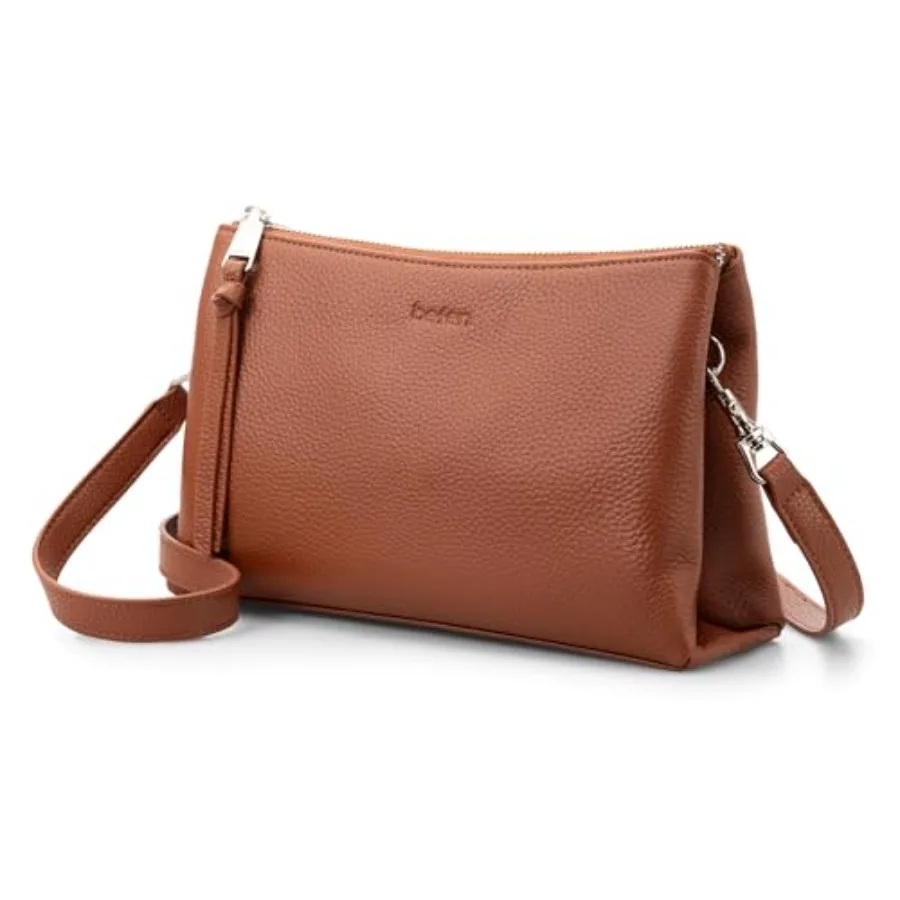 

befen Genuine Leather Crossbody Bags for Women Small RFID Leather Cross Body Purses Shoulder Handbags