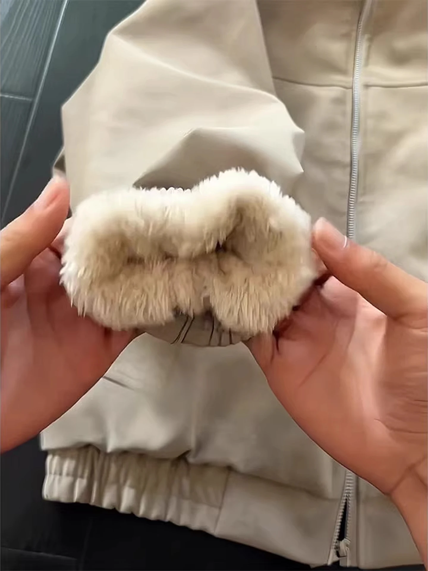 

Warmth Men's PU Leather Fce Lined ort Cotton Jaet Stand Collar Retro American Sle Winter Outerwear Stand Fit Yout...