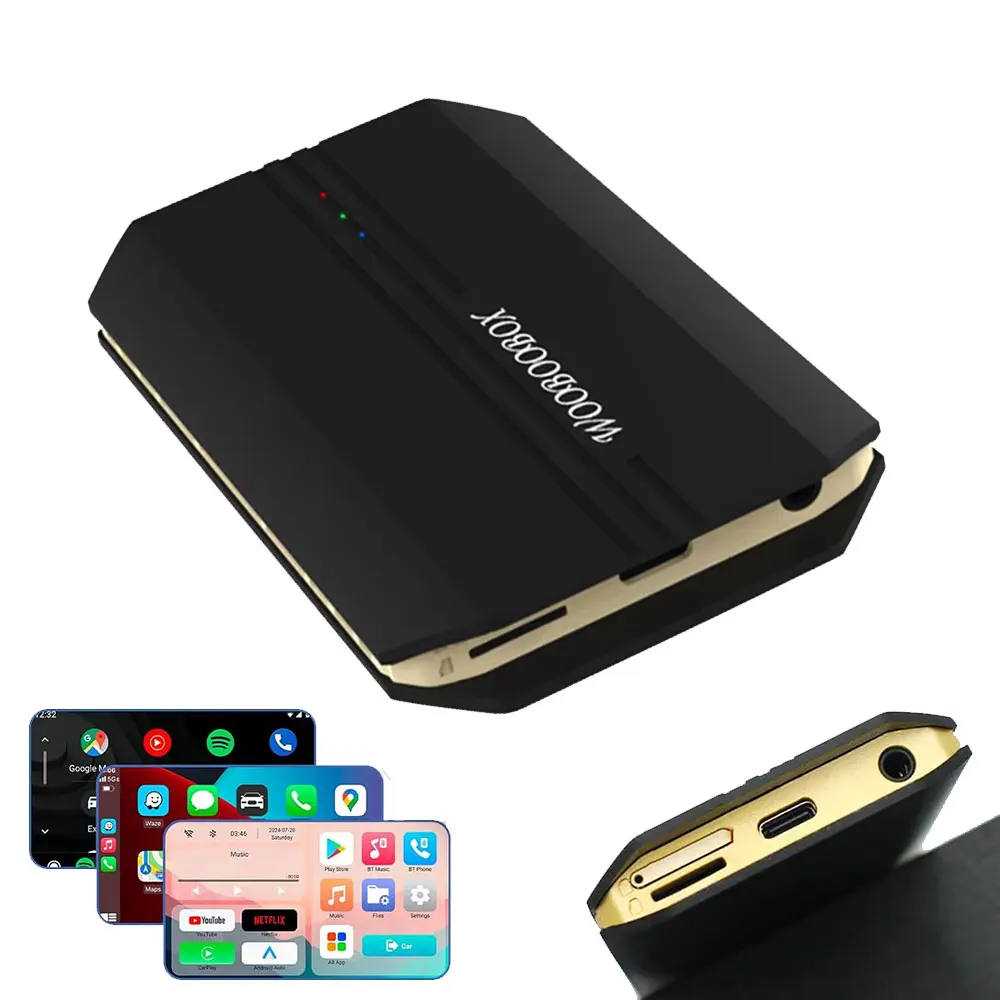 

Wooboobox GT6 8G 128Gb Android 13 Wireless Carplay Android Auto Dongl Youtube Netflix Ai TV Box