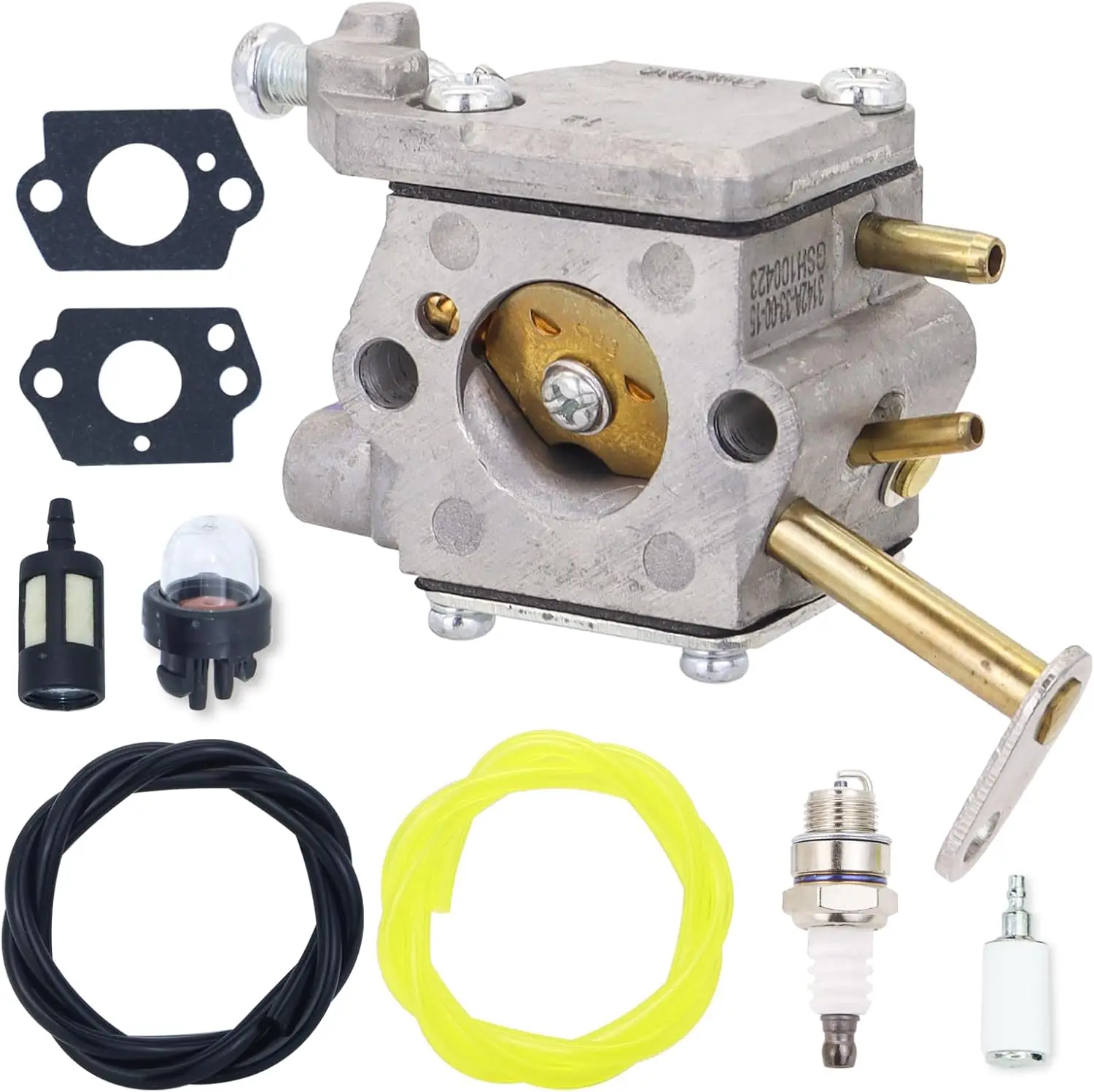 1950 2050 2150 Carburetor Kit Fit for Poulan Chainsaw Parts 1900 2055 2175 2350 2450 2550 262 Wild Thing Chainsaw Replaces 54508