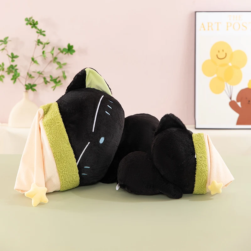 50cm公式アニメ「羅小灰の伝説」グッドナイトラブリーキャットドールぬいぐるみ枕オリジナル漫画コスプレギフト