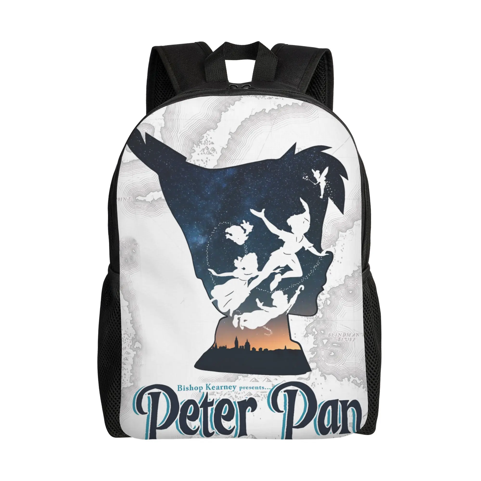 

1Piece Thinking of a Happy Thought New School Year Daypack Peter Pan Ladies Backpack