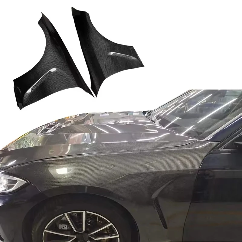 Customized Black Car Front Side Carbon Fiber Vented Fender For 3 Series G20 G28 330i M340i Carbon Fibre Fenders Upgrade
