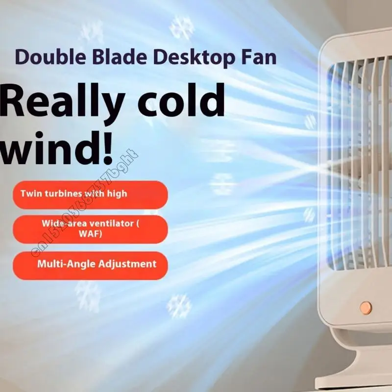 

Пространство экономящее электрическое вентилятор USB Перезаряжаемый вентилятор портативный охлаждающий раствор 4xfb