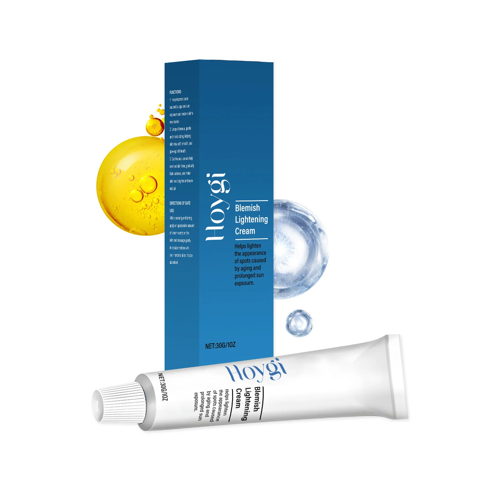 

Lightening Cream - Age Spot & Sun Spot Corrector - Brightening Treatment for Hyperpigmentation - 30g/1.02oz - Evens Skin Tone"*