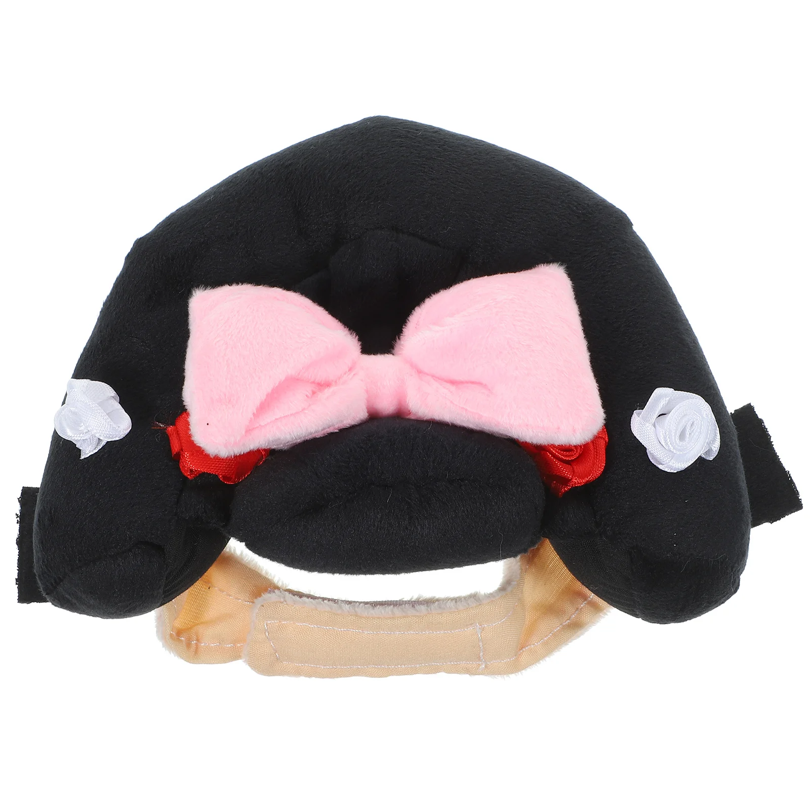 

Pet Headwear Geisha Style Dog Hairwear Cute Cosplay Costume Accessory Soft Material for Daily Wear Weekend Parties