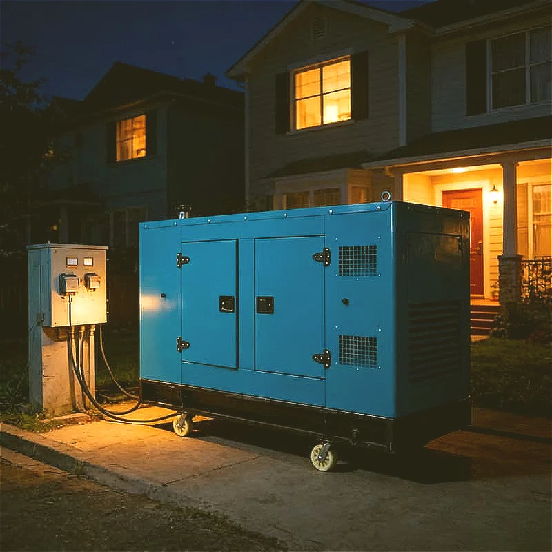 High Quality Generator Set Generator Silent Industrial for Emergency Temporary Shelter Disaster Relief Camp Power Customized