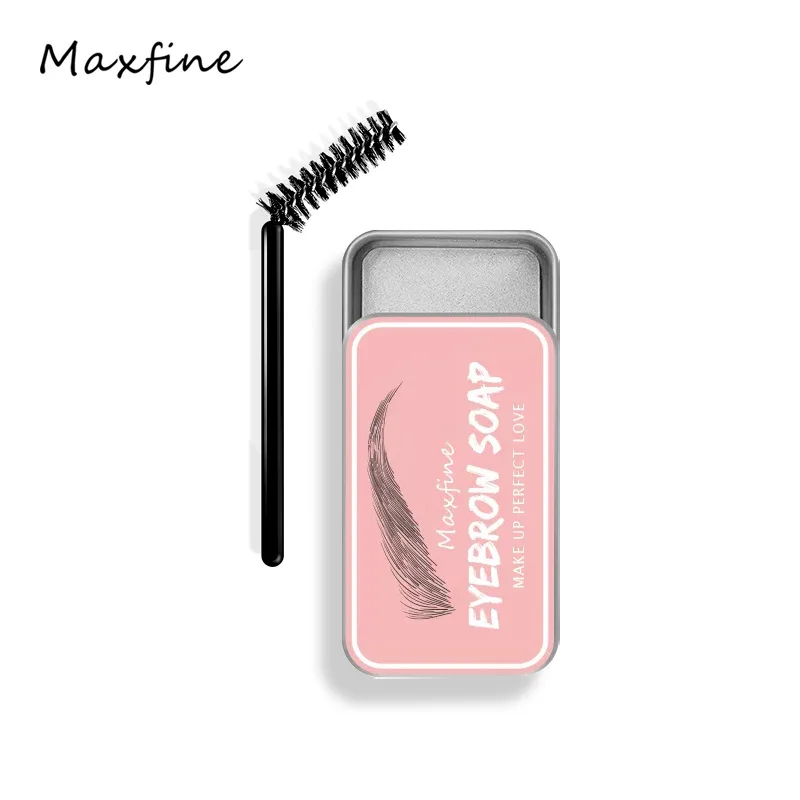 Eyebrow Soap Kit,Brows Styling Soap,Long Lasting Waterproof Smudge Proof Eyebrow Styling Pomade for Natural Brows 3D Brow Balm