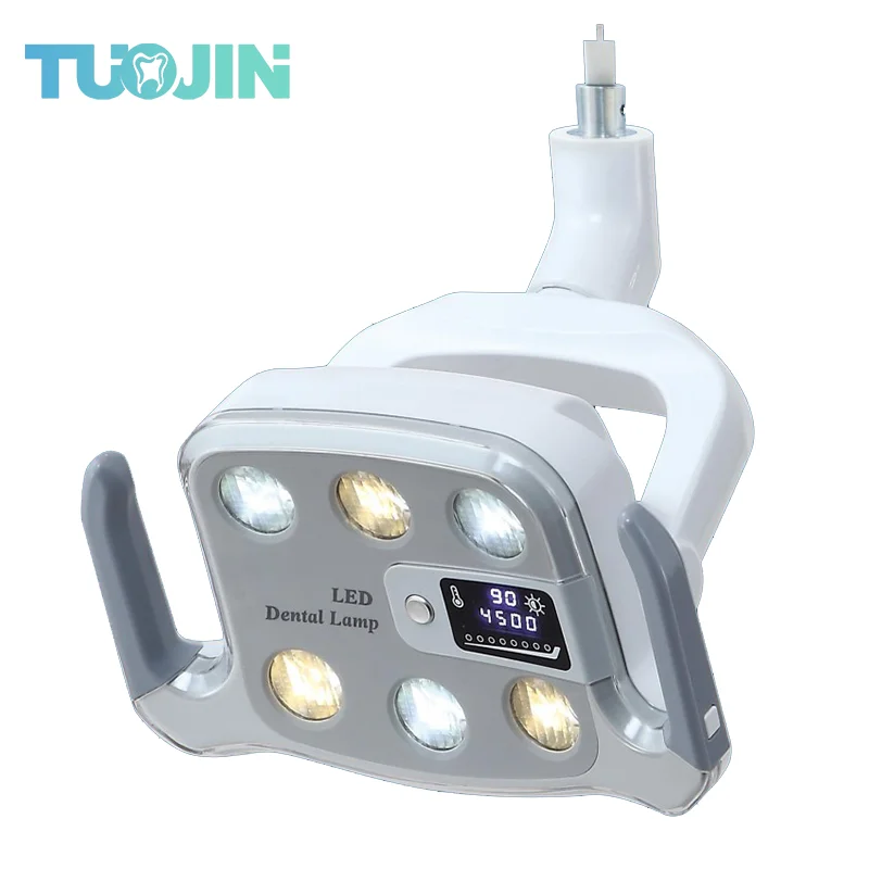 Dental 6Lamp Beads Induction Lamp LED Oral Operation Light With Sensor Manual Switch For Dental Chair Accessories Lab Product