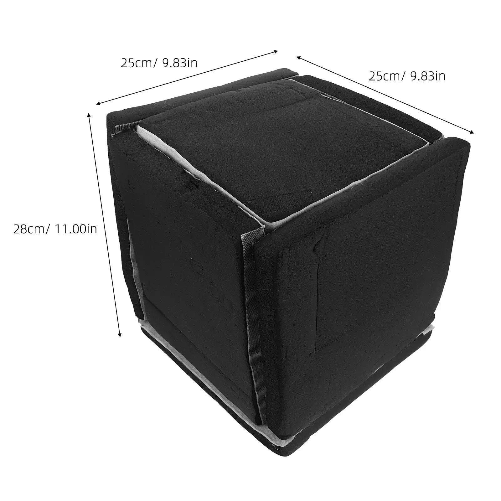 11x9.8 Inch Thick Deadening Box Sound Deadening Enclosure for Booster Water Pumps Acoustic Cover Generator Sound Insulation