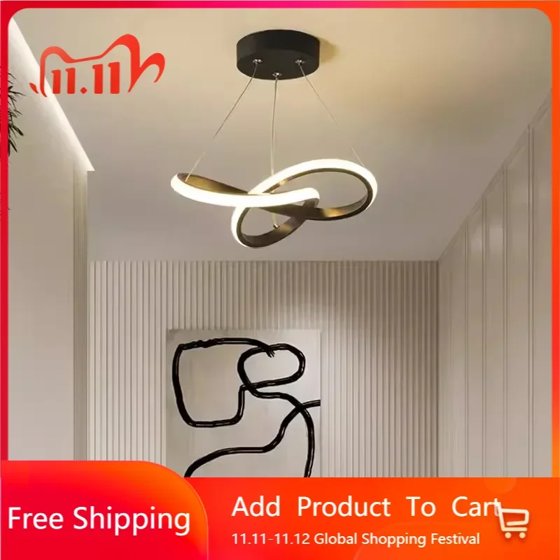 Lampu ruang makan LED Modern, kreativitas kepribadian sederhana ruang makan lampu Nordik Modern sederhana ruang makan Hotel lampu