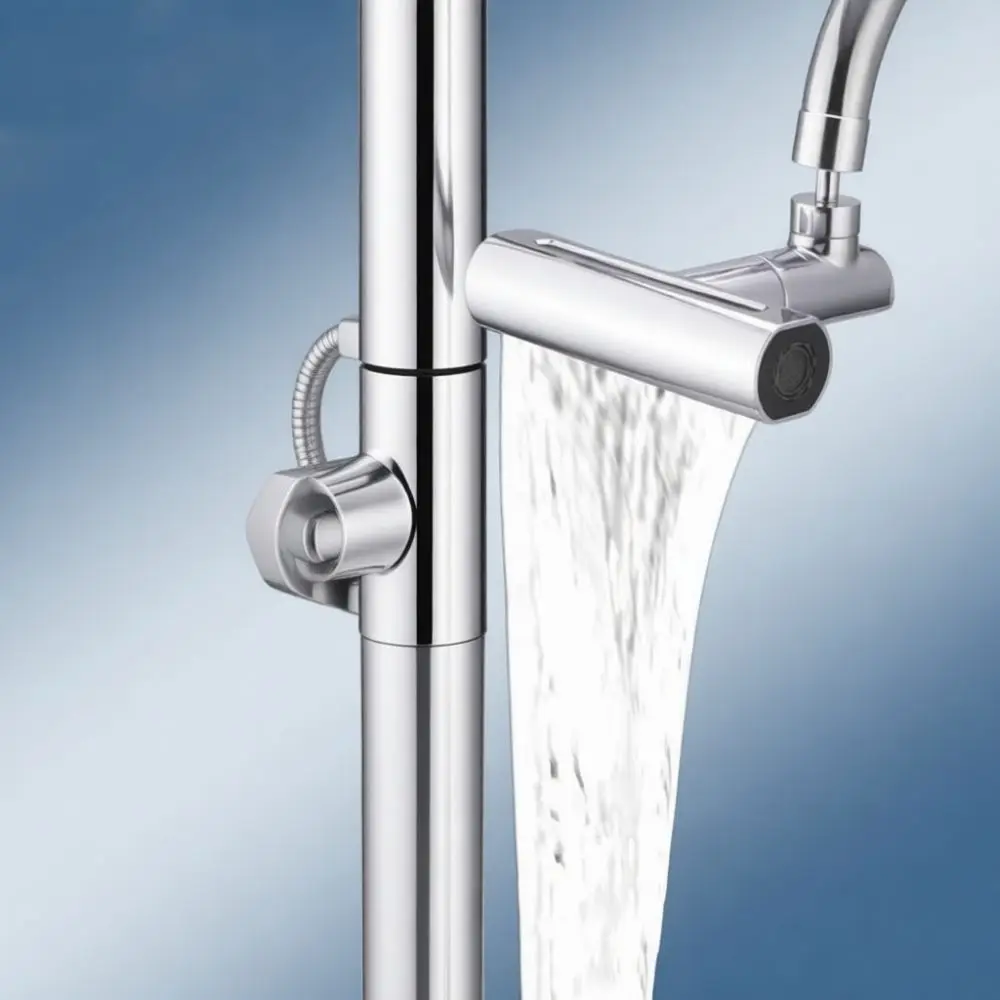Waterfall Kitchen Faucet Aerator Universal Rotating Extender High Pressure Anti Splash Sprayer Head Sink Tap Accessory Tool
