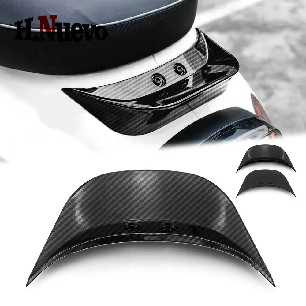 

Motorcycle Ducktail Rear Grab Holder ABS Plastic Fairing Gloss Black Carbon For Vespa Sprint Primavera 150 2013-2021 2022 2023